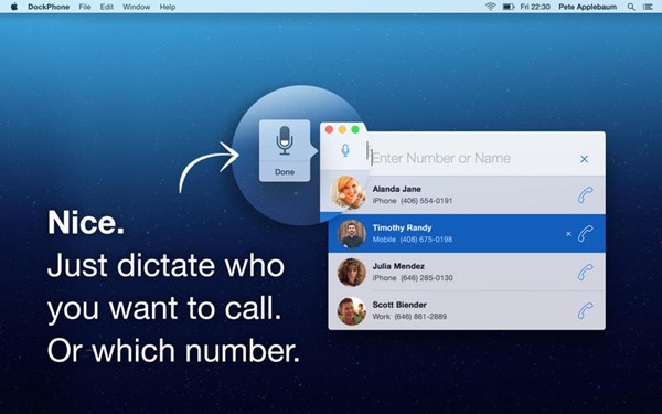 Phone dialer app for mac